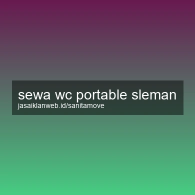 Sewa Wc Portable Sleman