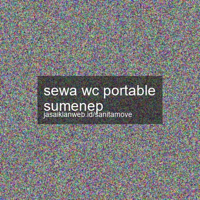 Sewa Wc Portable Sumenep