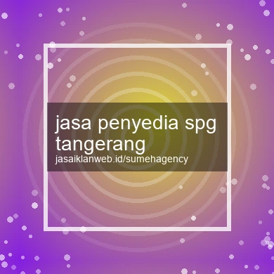 Jasa Penyedia Spg Tangerang