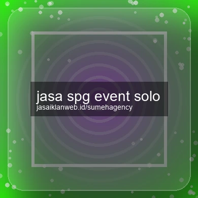 Jasa Spg Event Solo