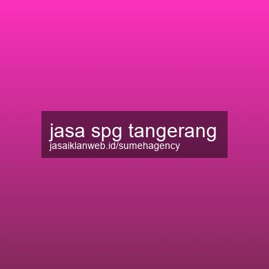 Jasa Spg Tangerang