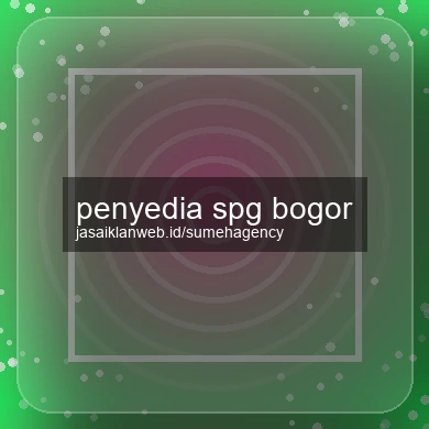 Penyedia Spg Bogor