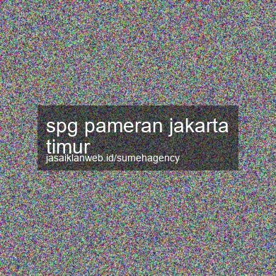 Spg Pameran Jakarta Timur