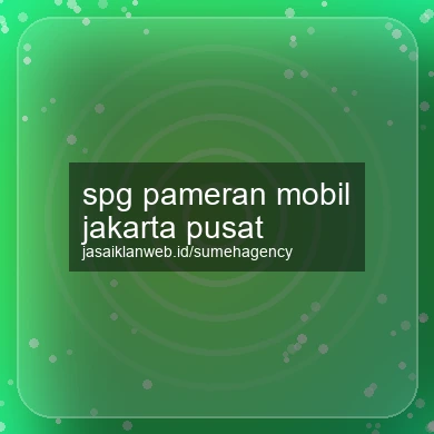 Spg Pameran Mobil Jakarta Pusat