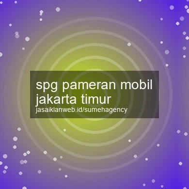 Spg Pameran Mobil Jakarta Timur