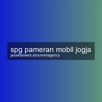 Spg Pameran Mobil Jogja