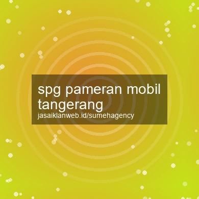 Spg Pameran Mobil Tangerang