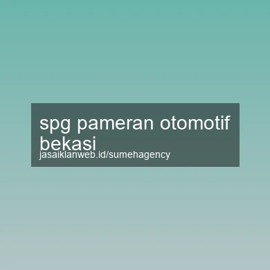 Spg Pameran Otomotif Bekasi
