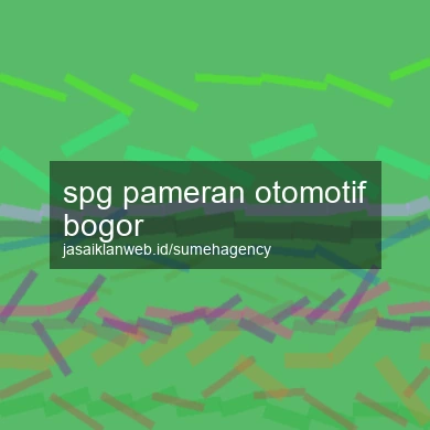 Spg Pameran Otomotif Bogor