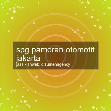 Spg Pameran Otomotif Jakarta