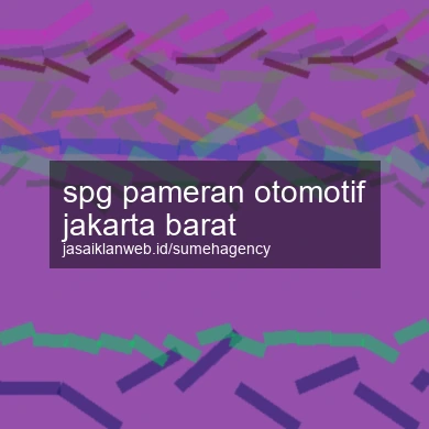Spg Pameran Otomotif Jakarta Barat