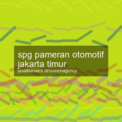 Spg Pameran Otomotif Jakarta Timur