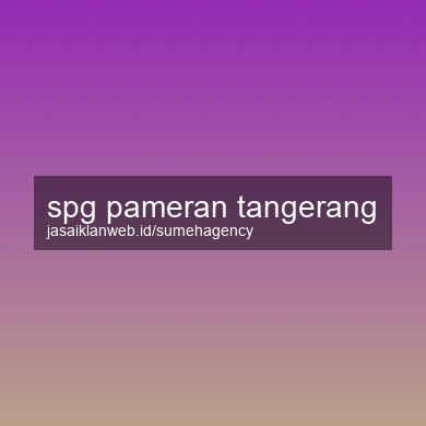 Spg Pameran Tangerang