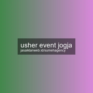 Usher Event Jogja
