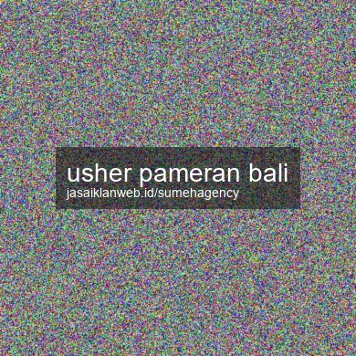 Usher Pameran Bali