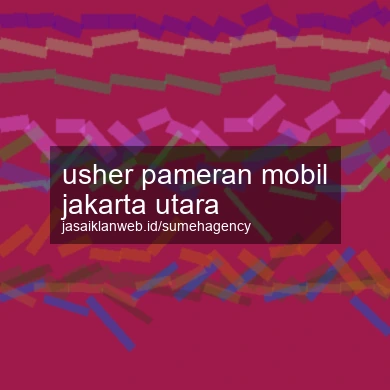 Usher Pameran Mobil Jakarta Utara