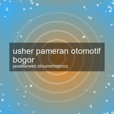 Usher Pameran Otomotif Bogor