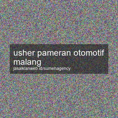 Usher Pameran Otomotif Malang