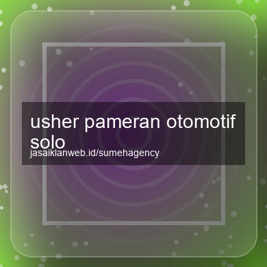 Usher Pameran Otomotif Solo